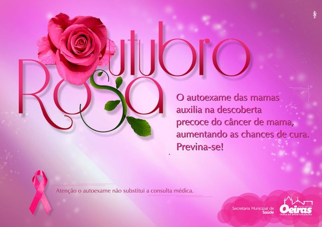 Cartaz Outubro Rosa Oeiras b