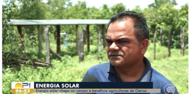 Empresa oeirense JM Solar é destaque em noticiário estadual ao apresentar soluções com energia solar para agricultores 1 Joaro