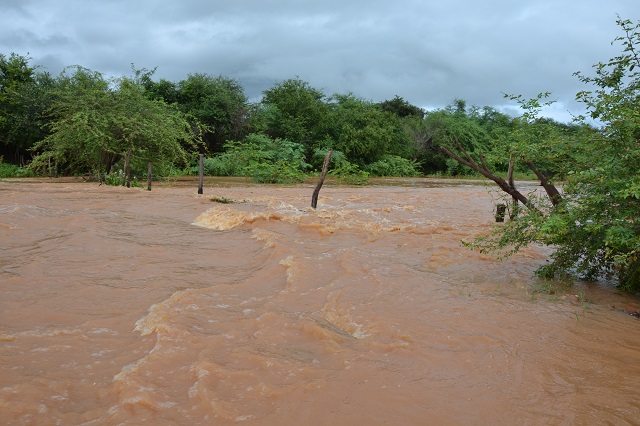 Rio Guaribas em Picos (PI) atinge o maior do ano de 2019 1 rioa