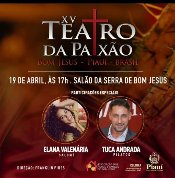 Ex-BBB piauiense Elana Valenária, participará do espetáculo A Paixão de Cristo em Bom Jesus (PI) 1 teatro