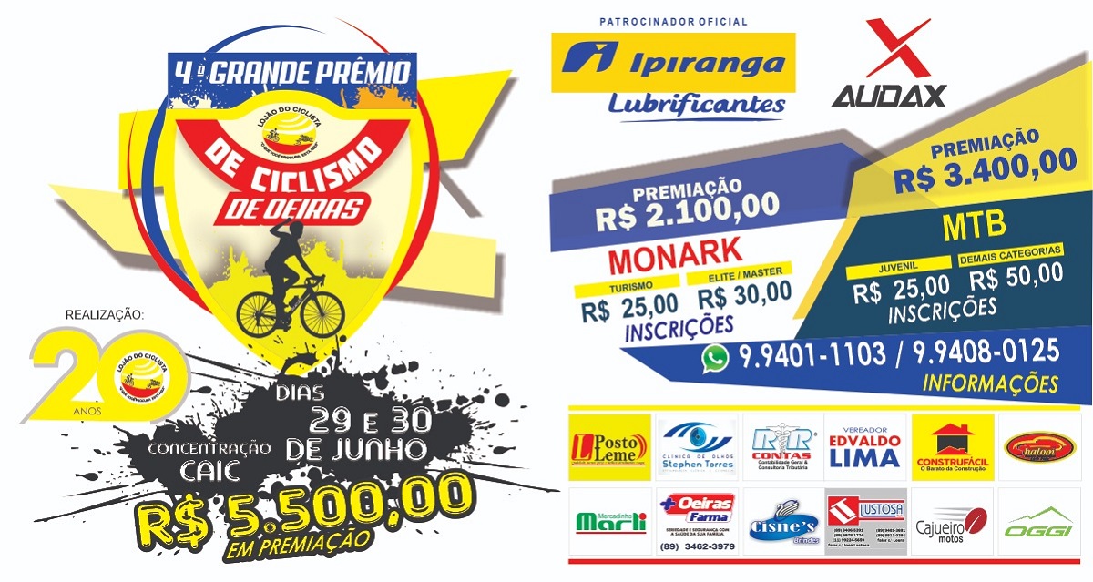 4° Grande Prêmio de Ciclismo de Oeiras 1 Banner evento 1