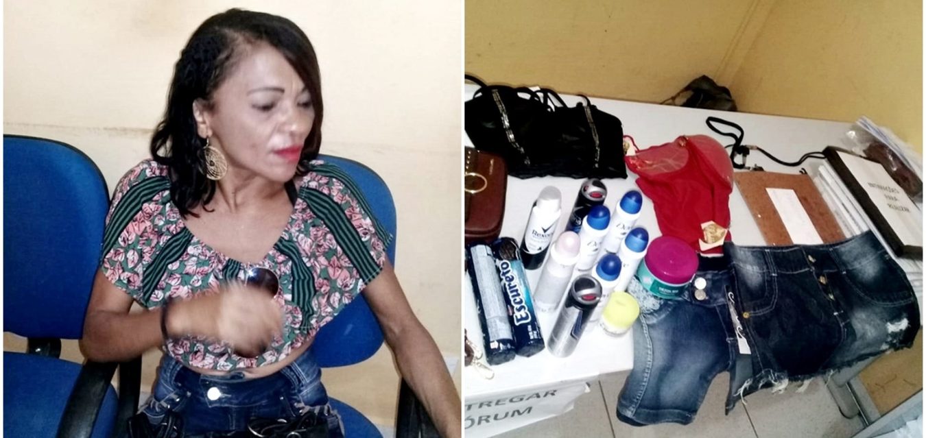Mulher é presa por furtar confecções e produtos de higiene pessoal no Piauí 1 furto