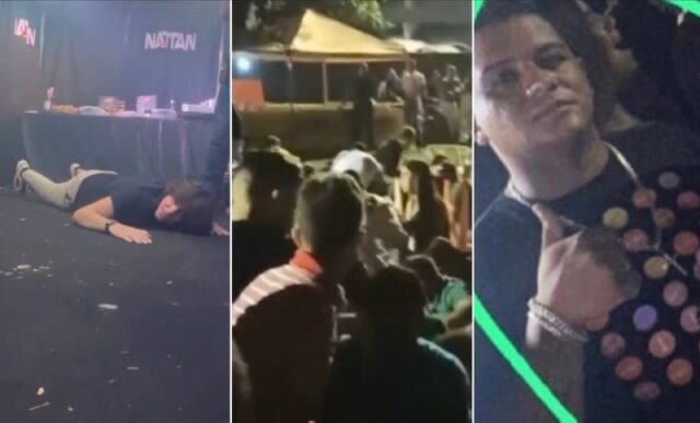 Show com Xandy e Natanzinho em Floriano termina com tiroteio, um homem morto e 9 pessoas feridas (Reprodução)