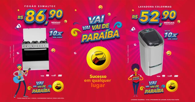 Se liga nos preços dos eletros no Paraíba