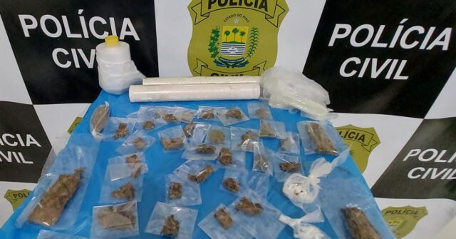 Polícia realiza operação em Oeiras e prende 04 suspeitos, apreende 02 menores e apreende drogas