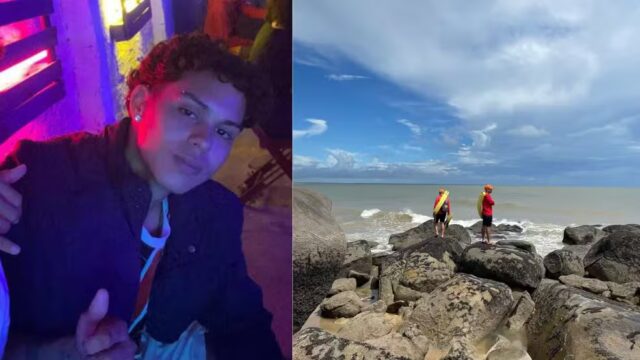 Corpo de estudante de 19 anos que se afogou enquanto banhava no mar com dois amigos é encontrado no Piauí — Foto: Reprodução