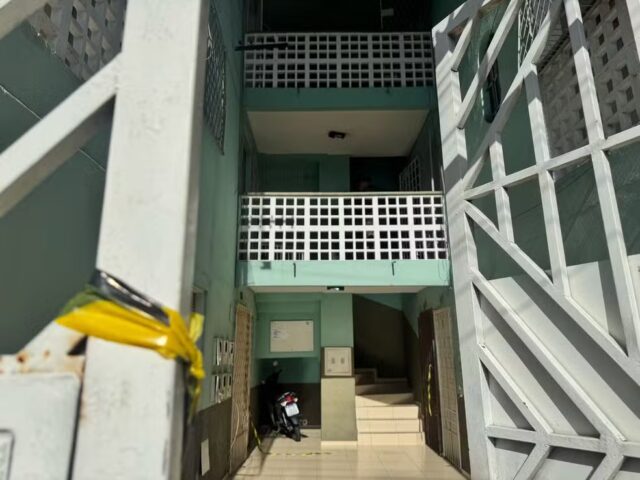 Mulher é morta a facadas em apartamento; ex-companheiro se entrega à polícia — Foto: Isabela Leal/TV Clube
