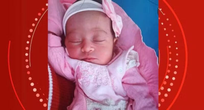 Mãe chegou a dizer que a recém-nascida tinha sido sequestrada — Foto: Arquivo Pessoal