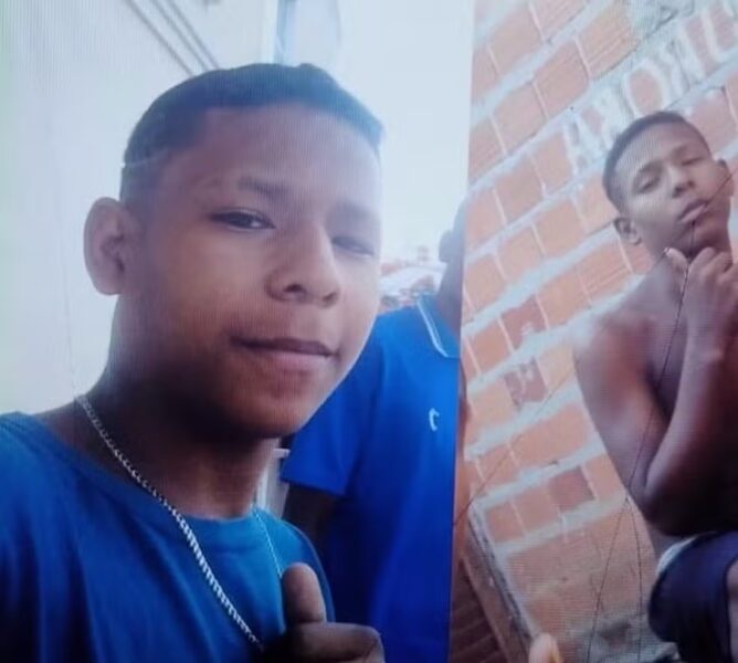 Carlos Alexandre, de 14 anos, está desaparecido desde a segunda-feira (26) — Foto: Reprodução
