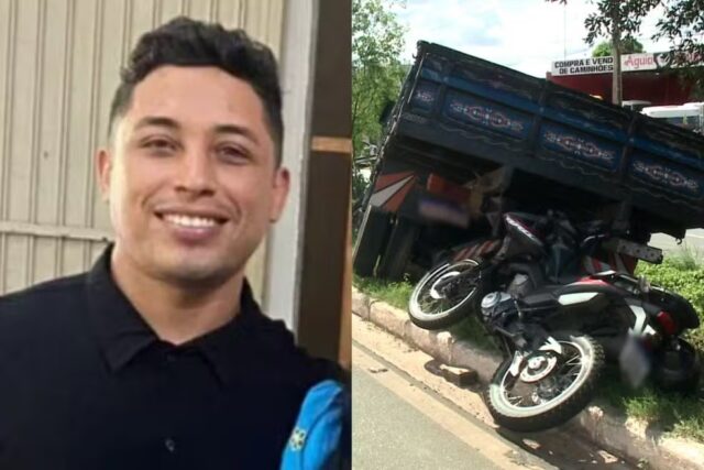 Homem morre após batida entre moto e caminhão na BR-316, em Teresina — Foto: Redes Sociais/Moacir Neto/TV Clube
