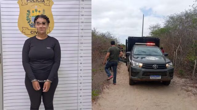 Casal é preso suspeito de torturar e matar em 'tribunal do crime' homem inocente acusado de estupro no PI — Foto: Montagem g1