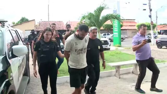 Treinador de futsal é preso suspeito de importunar sexualmente adolescentes de escolinha em Parnaíba — Foto: Reprodução/TV Clube