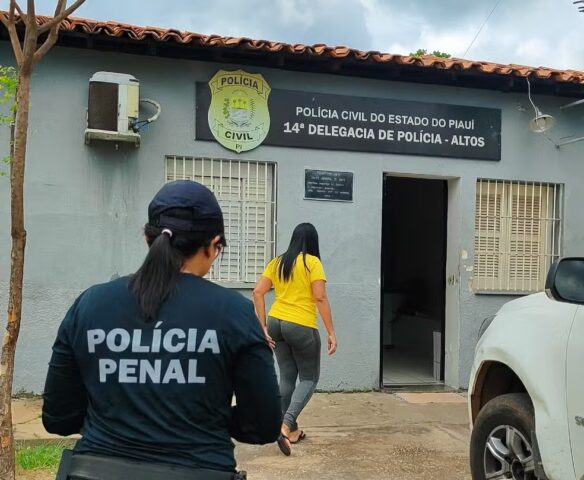 Mulher esconde drogas na vagina em Altos — Foto: Divulgação: Polícia Civil do Piauí