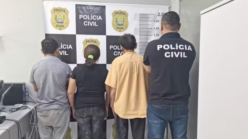 Mãe, pai e primo são presos suspeitos de estupro de vulnerável contra menina de 13 anos no Sul do Piauí; vítima engravidou — Foto: Divulgação/Polícia Civil