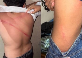 Homem é preso suspeito de espancar os dois filhos no Piauí; adolescentes apresentavam marcas — Foto: PM-PI