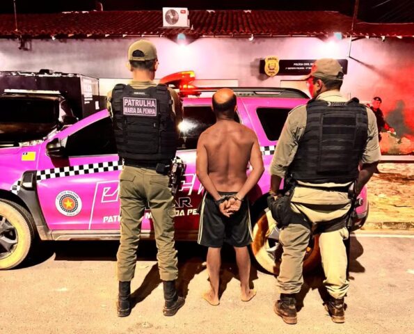 Homem é preso suspeito de agarrar e tentar invadir casa de mulher em São Raimundo Nonato — Foto: PM-PI