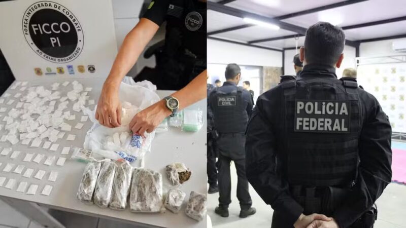 Suspeitos de tráfico de drogas e lavagem de dinheiro são alvo de operação em 4 estados — Foto: Polícia Federal