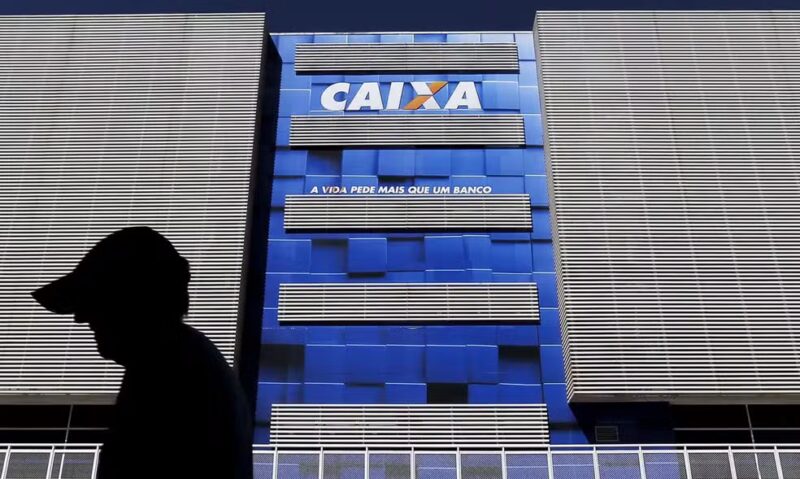Caixa Econômica Federal fachada banco placa — Foto: Marcelo Camargo/Agência Brasil