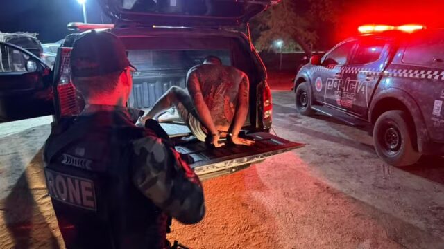 Chefe de facção foragido em três estados é preso no Piauí — Foto: Divulgação/SSP-PI