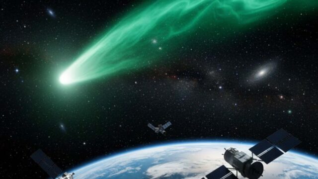 3I/Atlas se aproxima da Terra para observações inéditas em dezembro (Imagem: Gerada por IA/ Gemini) Fala Ciência