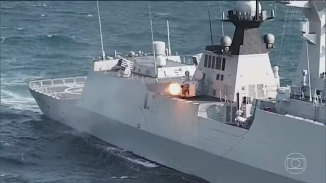 Exercícios militares da China para simular cerco a Taiwan reacendem risco de mais uma guerra — Foto: Jornal Nacional/ Reprodução