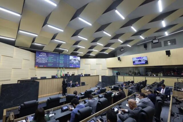 Sessão plenária da Assembleia Legislativa do Piauí — Foto: Divulgação/Alepi