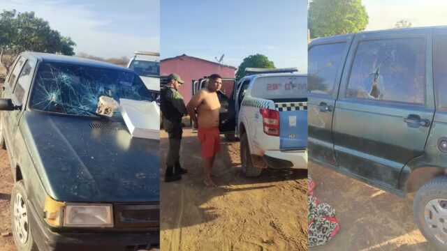 Foragido por homicídio é preso após tentar agredir o pai no Piauí — Foto: Reprodução