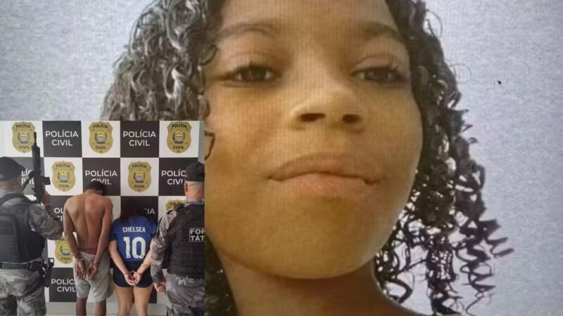Casal é preso suspeito de ataque que resultou em morte de menina de 12 anos no Piauí — Foto: Polícia Militar