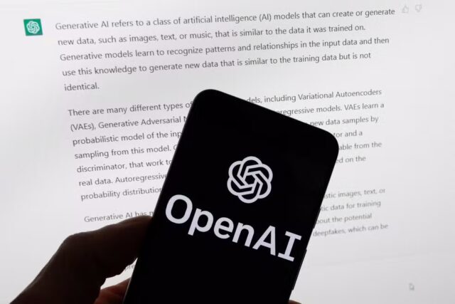 Logo da OpenAI, dona do ChatGPT — Foto: AP Photo/Michael Dwyer