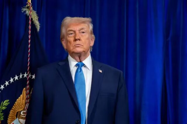 Donald Trump durante evento com republicanos, em janeiro de 2026 — Foto: NICOLE COMBEAU/POOL/EPA/Shutterstock