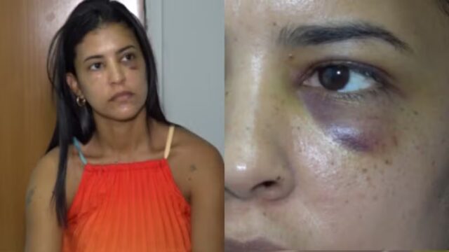 Secretária denuncia ter sido agredida por ex-namorado no Piauí — Foto: Reprodução / TV Clube