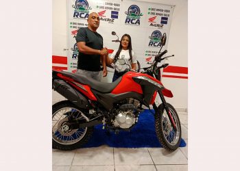 Paulão recebe Honda Bros 160 e celebra conquista na RCA Motos 4 1234