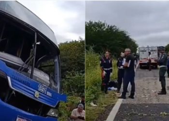 Tombamento de ônibus com atletas provoca 9 mortes no interior do Ceará 6 acidente basquete