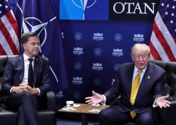 Trump declara fim de acordo de paz com o Irã depois de troca de bombardeios 7 2026 07 08t084012z 1479568968 rc2k9mabh2dg rtrmadp 3 nato summit